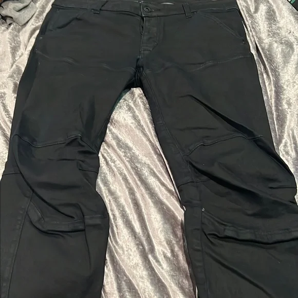Phenomenal industrial GStarr stretch, 31 -32 dark blue/black jeans